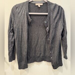 Banana Republic Charcoal Gray Button-Front Cardigan- XS